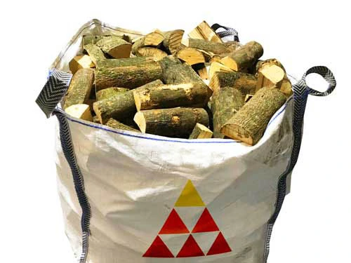 kiln dried ash hardwood firewood logs bulk bag