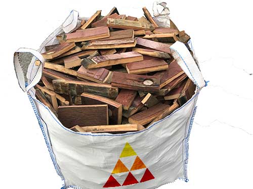 whisky barrel firewood bulk bag
