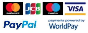 mastercard JCB maestro visa worldpay