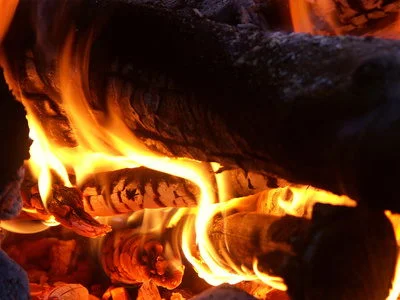 wood firewood logs blazing